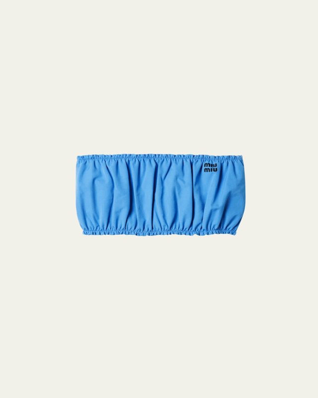 Poplin Bandeau Top